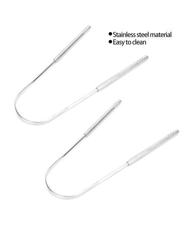Ankroyu U-Shaped Stainless Steel Tongue Scraper - Effective Bad Breath Removal & Oral Hygiene for Men and Women - Buy Online on SooperMarket.com