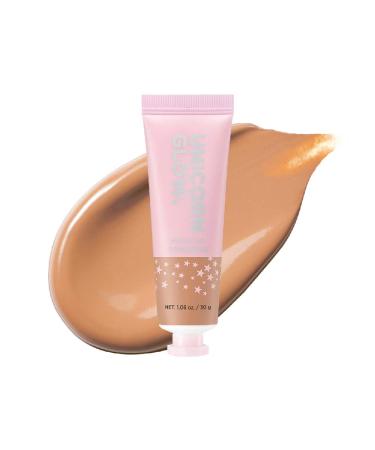 Unicorn Glow Hydrating Wear Primer + Hydrating Collagen Foundation #10 Pecan Golden Brown - Cruelty Free Makeup - Buy Online on SooperMarket.com