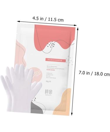 Healeved 2 Pairs Moisturizing Cover Exfoliating Treatment Dry Moisturizer Care Socks Moisturizing Gloves Remover Socks Cat Paw Spa Non-Woven Fabric White - Buy Online on SooperMarket.com