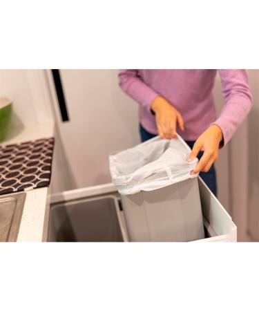 100 Tearproof 50L Garbage Bags with Handle | Liquid-Tight Recyclable | 5 Rolls of 20 Pieces - International Shipping - Buy Online on SooperMarket.com