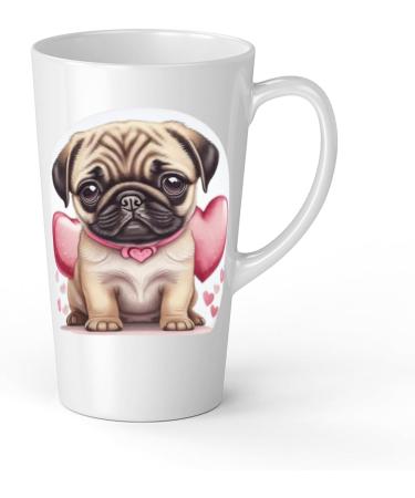 White Ceramic Baby Carlin Mug - Large 483 ml Perfect for Hot Chocolate or Milk Fun and Easy to Use - Buy Online on SooperMarket.com