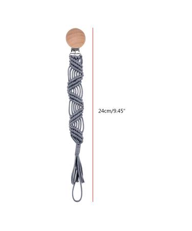 TIAN-K Cotton Pacifier Chain | Woven Baby Pacifier Holder | Stylish & Durable Pendant for Nipples - Buy Online on SooperMarket.com