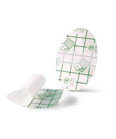 ZQHTY 20 pieces/set of clear disposable belonging water-repellent ear covers caps for showering hair dye bathing showering white 1 # white 1 #