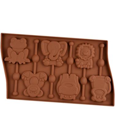 MAGICLULU 3pcs 6 Fondant Molds Animal Cake Baking Mold Silicone Gummy Mold Animal Stencils Ice Block Mold Silicone Baking Molds Candy Molds Baking Fondant Mold Cartoon Lollipop Mold mediumx3pcs As Shownx3pcs - Buy Online on SooperMarket.com