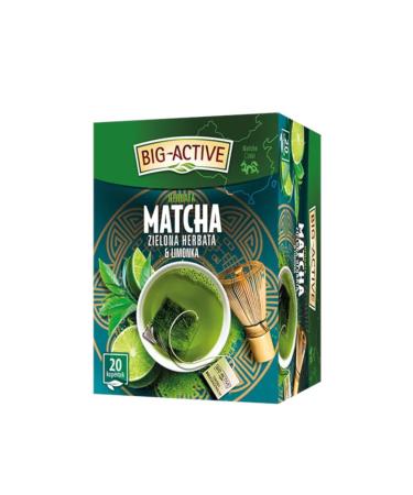Big-Active Matcha Tea Green Tea And Lime Herbal Tea Natural Pure And Refreshing Herbal Fruit Infusion Herbapol