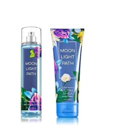 Bath & Body Works Moonlight Path Gift Set - Fine Fragrance Mist & Ultra Shea Body Cream - Buy Online on SooperMarket.com