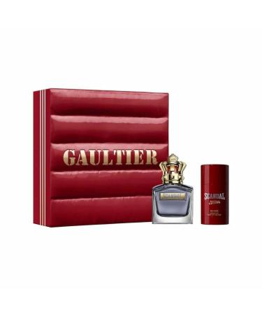 Jean Paul Gaultier Scandal Him Eau de Toilette 3-pcs Gift Set (EDT 3.4 Fl Oz + Deodorant Spray 5.1 Fl Oz + EDT 0.34 Fl Oz)