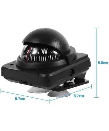 Qiilu Electronic Vehicle Marine Compass - Multi-Function Navigation for Car, Boat, Ship | Outdoor Use - Buy Online on SooperMarket.com