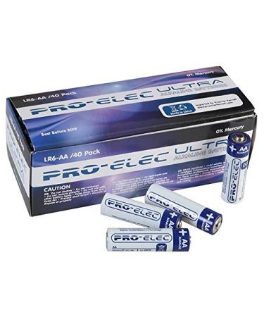 Pro Elec - AA Ultra Alkaline Batteries Business Pack (40 Pack)