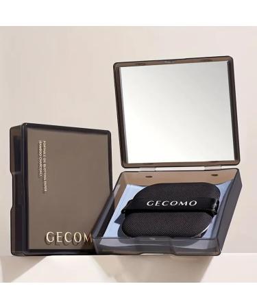 100pcs Bamboo Charcoal Oil Blotting Sheets - Portable Absorption Paper & Makeup Puff with Mirror Case for Oily Skin - Does Not Remove Makeup - Buy Online on SooperMarket.com