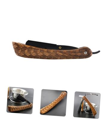 NOLITOY Manual Shaver - Professional Barber Razor for Men | Waterproof Facial Hair Shaving | Stainless Steel Beard Razor with Shave Catcher - Buy Online on SooperMarket.com