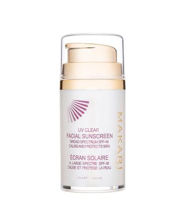 Makari UV Clear Facial Sunscreen SPF 46 (1.69 fl oz) | Broad Spectrum Face Sunscreen Lotion | UVA and UVB Sunblock | Sunscreen for Face and Neck | Lightweight Sun Screen for All Skin Types