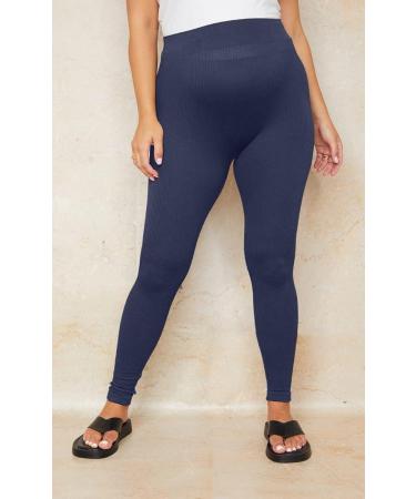 SHADOW DANCE UK Maternity Over Bump Leggings - Navy Blue - Size 10 - Buy Online on SooperMarket.com
