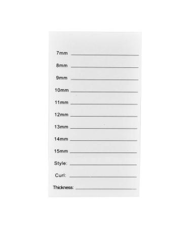 Buy 7-15mm False Lash Tray | Acrylic Disposable Lash Holder for Eyelash Extensions - Buy Online on SooperMarket.com