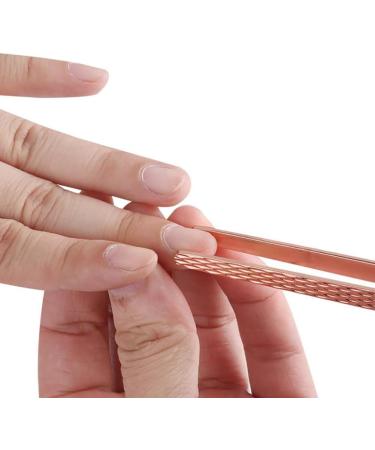 Magic Multi-Functional Manicure Pedicure C-Curve Pinching Tool Cuticle Pusher Nail Art Pincher for Acrylic Uv Gel Nails(Rose Gold) - Buy Online on SooperMarket.com