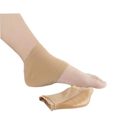 minkissy Plantar Socks Silicone Gel Moisturizing Socks Heel Heel Socks Heel Sleeves Heel Absorbers Protection Pad Set of Feet