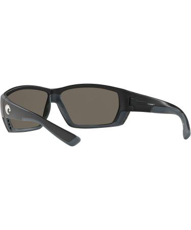 Costa Del Mar Men's Tuna Alley Matte Black/Grey Blue Polarized Sunglasses - 580g - Buy Online on SooperMarket.com