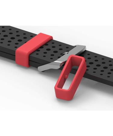 Garmin Replacement Secure Rings for Forerunner & Approach Smartwatch Bands - Black & Red - Buy Online on SooperMarket.com