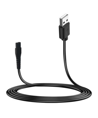 MEROM Charger for OLOV Electric Groin Hair Trimmer Ball Trimmer for Men Nose Hair Trimmer Replacement Charging Cable for OLOV Power Cord Adapter