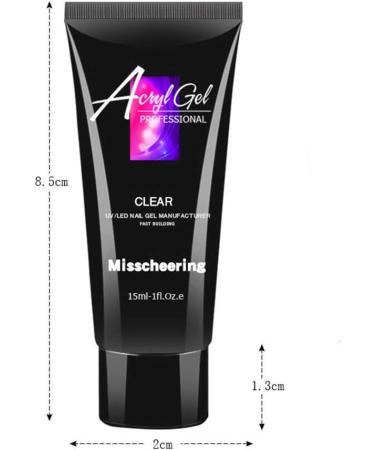iSpchen Poly Gel Nail Extension - Fast UV Builder Gel for DIY Nail Art | 30ml Manicure Tools - International Shipping Available - Buy Online on SooperMarket.com