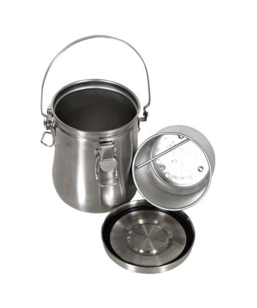 Newton Air-Tight Stainless Steel Brush Washer- Deluxe Leak-Proof Paintbrush Cleaning System for Artists & Painters