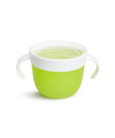Munchkin Snack Box for Babies & Toddlers | Foldable BPA-Free Snack Cup | Leak-Proof Food Container - 2 Pack (Blue/Green) - Buy Online on SooperMarket.com