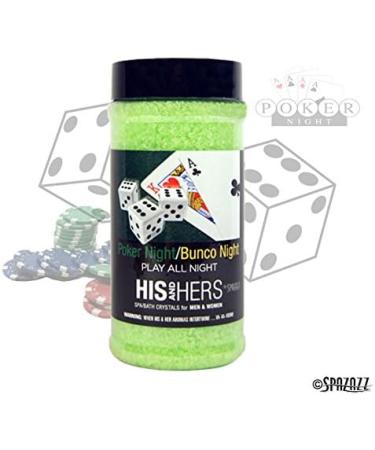 Spazazz SPZ-901 Poker/Bunco Night His and Hers Novelty Crystals Container 17 oz - Buy Online on SooperMarket.com