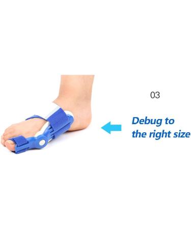 Jiusike Blue Right Thumb Straightener Tape for Bunion Toe Correction & Foot Care - Multicolor One Size - Buy Online on SooperMarket.com