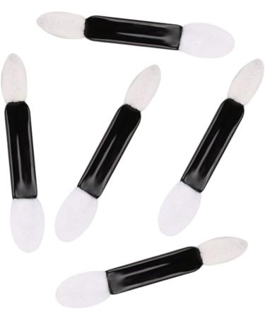 PLAFOPE 50pcs Sponge Dual Eyeshadow Brush Makeup Eyeshadow Brush Kit Eye Shadow The Face Travel Eye Cream M White - Buy Online on SooperMarket.com