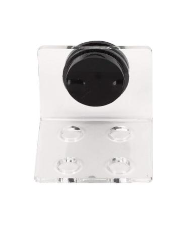 Cikonielf Aquarium Korals Frag holder Coral Rack Magnetic Acrylic Aquarium Coral Frag Rack Bracket Transparent Aquarium Coral Rack Bracket holder (4 HOLE)