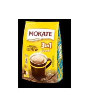 Mokate 3in1 Caramel Roasted Coffee 10x Sachets Instant Coffee