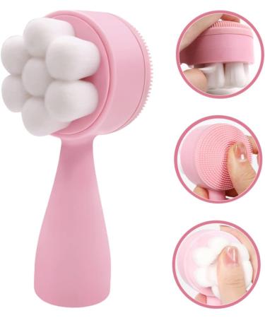 HAPINARY Double Sided Facial Cleansing Brush Home Facial Brush Face Scrubber Face Scrub Brush Women Facial Brush Manual Facial Brush Face Exfoliation Brush Face Cleansing Tool Face Wash - Buy Online on SooperMarket.com