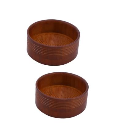 Magiclulu 2st razor cup bowl for shaving brush shaving shells made of wooden male soap razor foam bowl traditional shaving bowl shaving shaving soap shell tool man wood