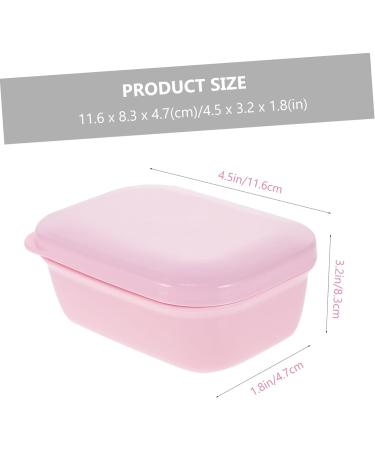 Cabilock 4pcs Box Soap Bar Case Suction Cup Soap Holder Bathroom Soap Bar Soap Holder Dish Soap Container with Lid Soap Dish with Lid Soap Container Soap Case With Cover Drain - Buy Online on SooperMarket.com