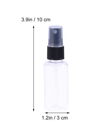 UEETEK 12pcs 30ml Portable Travel Spray Bottles Fine Mist Clear Plastic - Ideal for Travel & Toiletries - Buy Online on SooperMarket.com