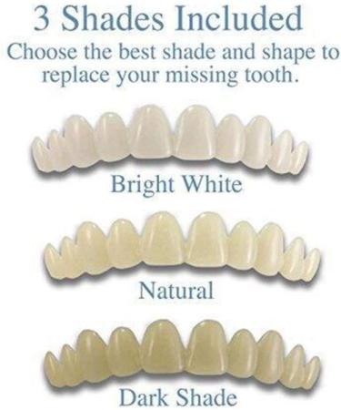 Snap on Smile Braces Instant Perfect Smile Temporary Replacement Tooth Kit for Broken Missing Teeth - Buy Online on SooperMarket.com