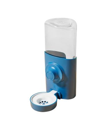 Rabbit Water Bottle 600ml/21oz Guinea Pig Water Bottle Non Drip Rabbit Water Feeder Free Standing Small Animal Water Bottle for Dog Cat Guinea Pig Rabbit Hamster and the Other Small Animals(Blue)