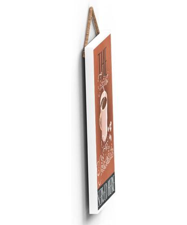 Global Designs The Tastiest Hot Chocolate Served Here Rectangle Wooden Plaque - Buy Online on SooperMarket.com