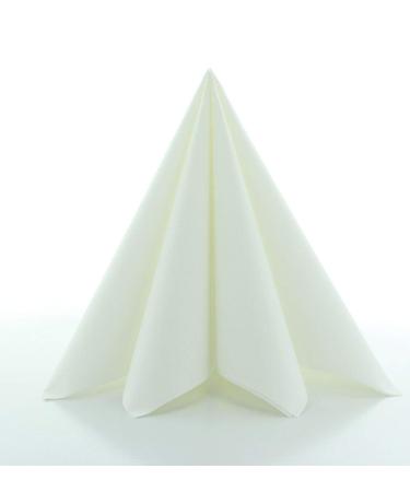 Prime guest napkins white premium edition for wedding and celebrations festively white airlaid fabric -like 50s pack 50 pieces 40x40 cm fold