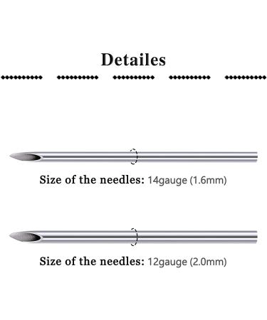QWALIT Belly Button Piercing Kit - Stainless Steel Body Piercing Set - Buy Online on SooperMarket.com