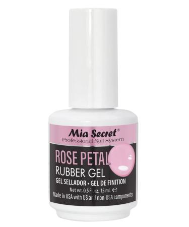 Mia Secret Rubber Gel (MULTIPLE COLORS) UV-LED Gel for shiny nail finish (Rose Petal)