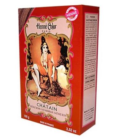 Henne Color Henna Powder Chestnut Brown 100gm (PACK OF 3)