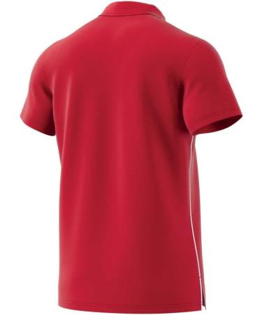 Buy adidas Kids Core 18 Polo Shirt in Power Red/White - Size 116 | International Shipping Available - Buy Online on SooperMarket.com