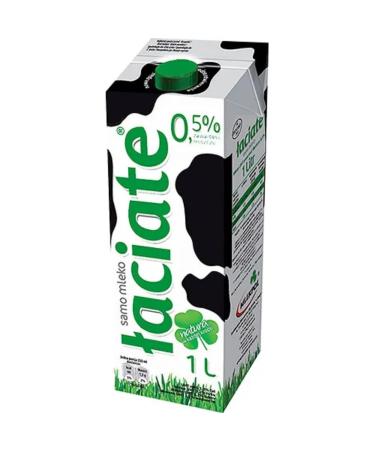 Laciate Green Milk 0.5% Fat UHT Milk 1000 Mililiter