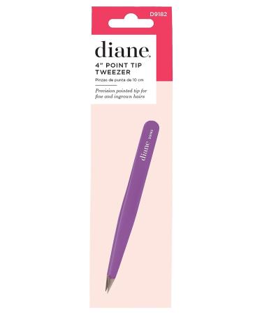 Diane D9182 Pointed Tip Tweezer - Assorted Point Tip for Precision Grooming - Buy Online on SooperMarket.com