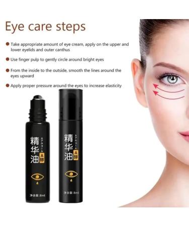 Time Eraser Rollerball - Retinol Eye Serum Oil for Fine Lines & Wrinkles | Anti-Wrinkle Eye Roll-On - Buy Online on SooperMarket.com