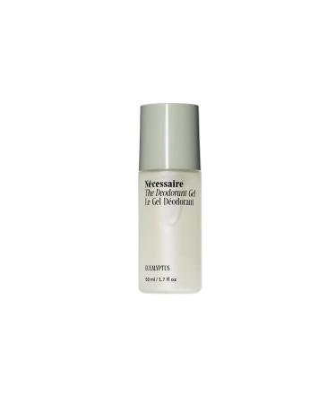 Ncessaire The Deodorant Gel. Eucalyptus. 5% Alpha Hydroxy Acid. Combat Odor, Treat Discoloration, Minimize Bumps. Clear. Quick-Dry. Hypoallergenic. Dermatologist-Tested. No Aluminum. 50 ml / 1.7 fl oz
