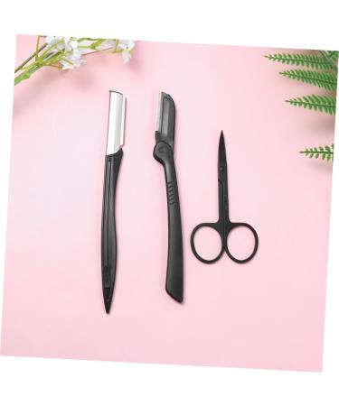 Didiseaon Nose Hair & Eyebrow Shaping Kit | Stainless Steel Beard Eyebrow Comb Razor & Facial Shaver Set for Precision Grooming - Buy Online on SooperMarket.com