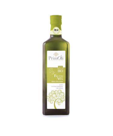 Primoli cold -pressed organic olive oil il Frutto della vita from 100% Italian organic olives from bioools fruity ideal for homemade pasta grilled vegetables roast or bruschetta 500 ml organic organic 500 ml (1 Pack)
