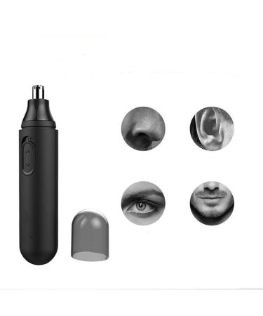 Ear and Nose Hair Trimmer for Men - Stainless Steel Waterproof Dual Edge Blades Mute Motor with Cleaning Brush - Buy Online on SooperMarket.com